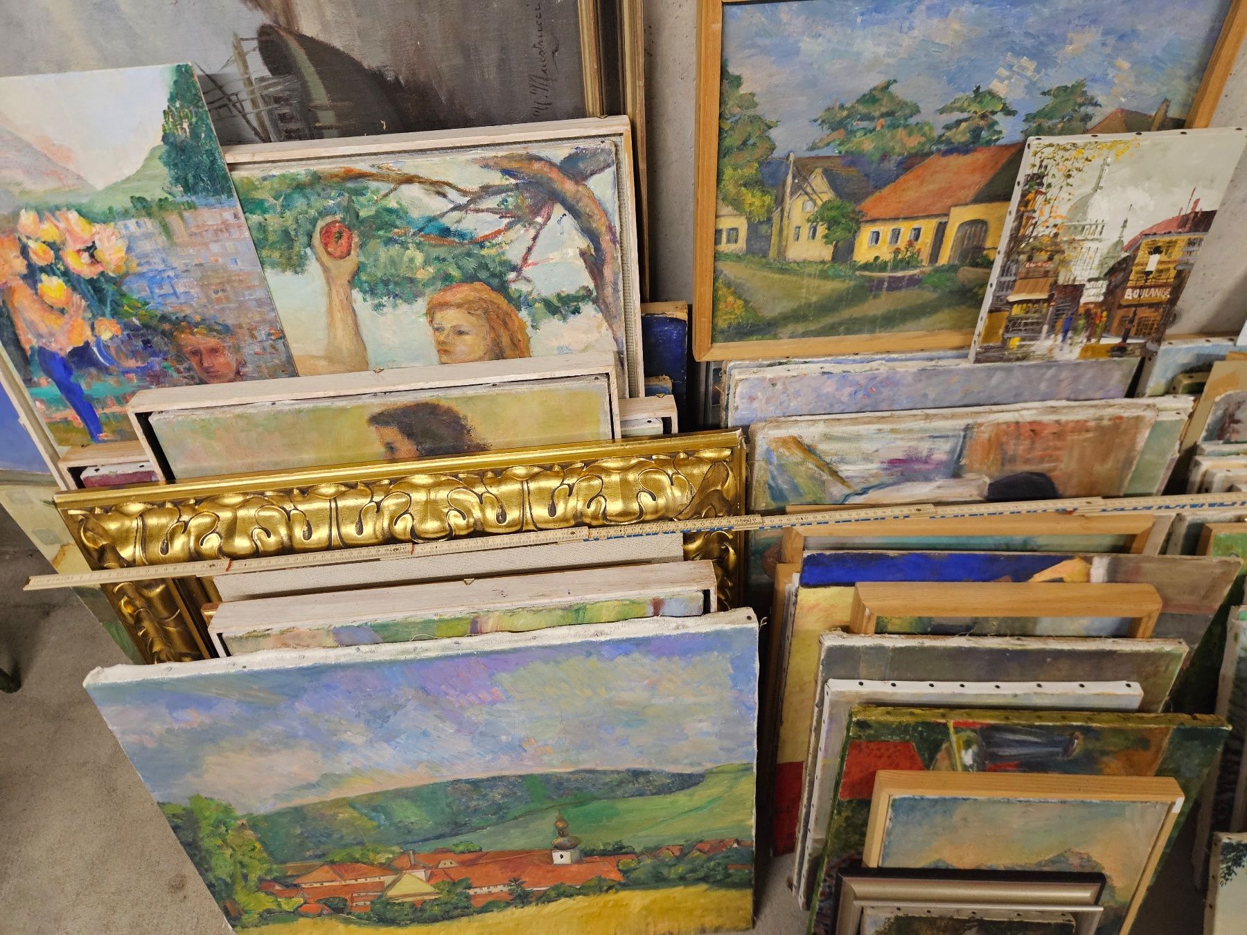 Dipinti: Ölgemälde Sammlung, ca. 70 Stück – Usato da Rieden AG venduto da sam5432 8