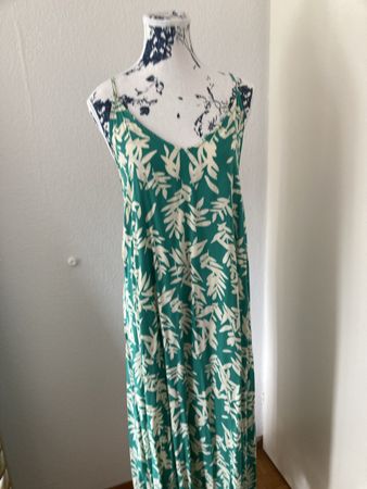 Lilli & Lolo Maxi un Sommerkleid Gruen Weiss Gr S, Top Zusta
