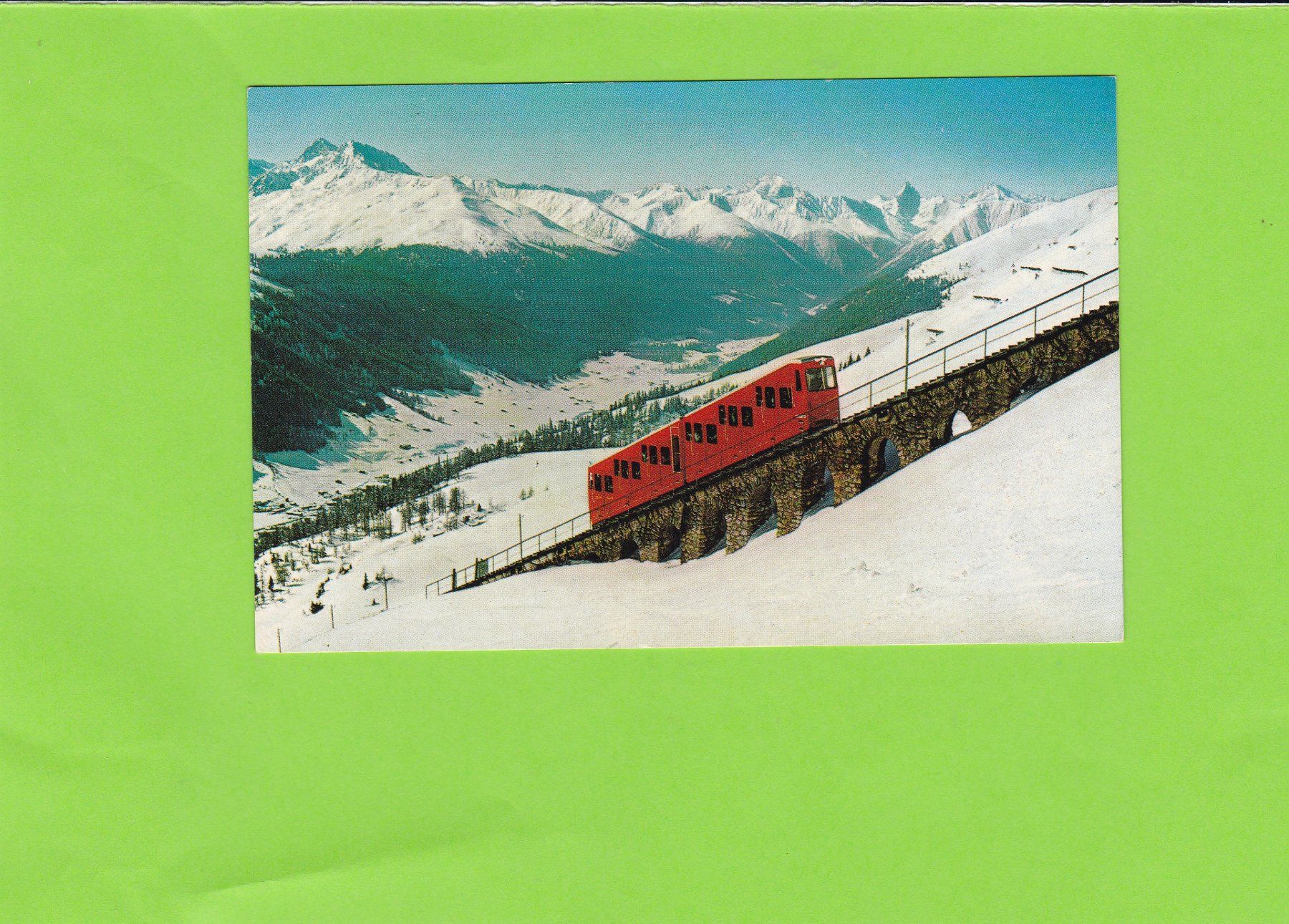 Cartoline postali: Parsennbahn – Usato da St. Peterzell venduto da neckertal