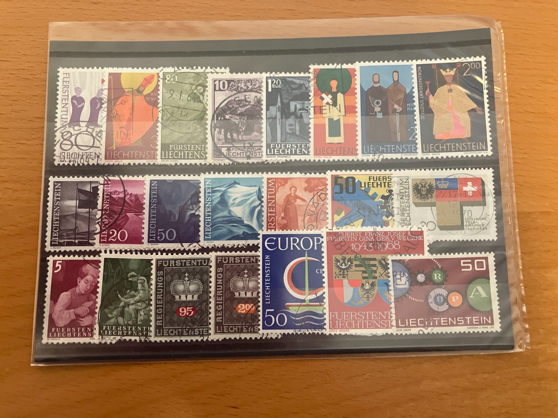 Tutti i francobolli: LIECHTENSTEIN kleine Sammlung – Usato da Koblenz venduto da Markenhimmel