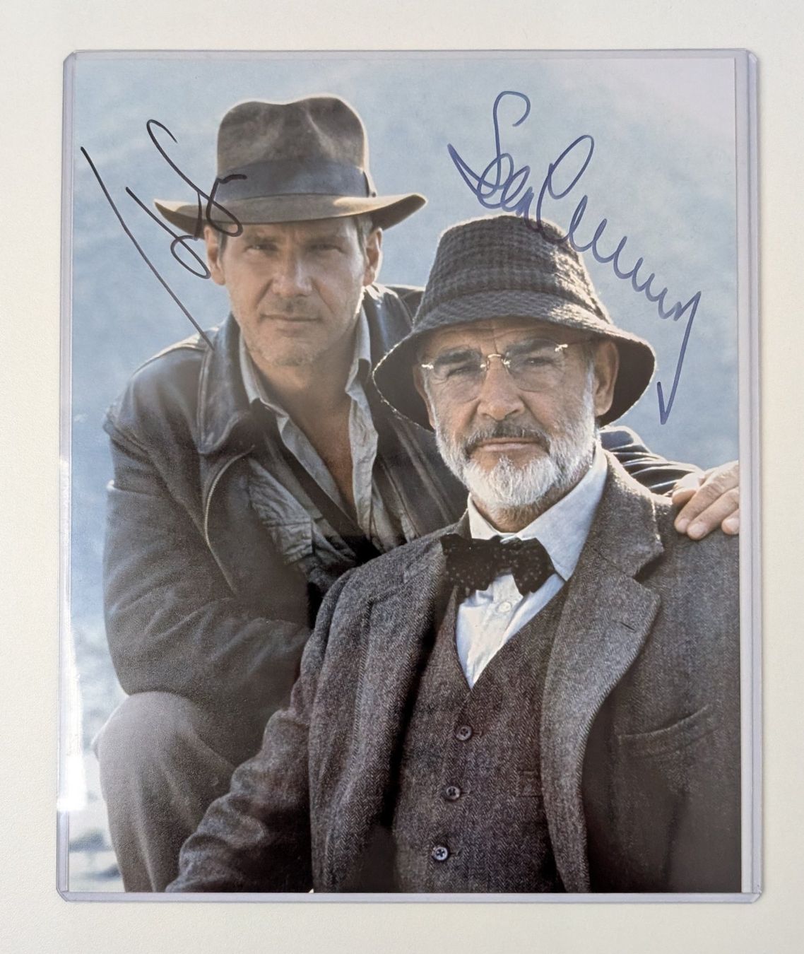 Autografi: Sean Connery & Harrison Ford Autogramm Echtheitszertifikat – Nuovo e nell'imballaggio originale da Bottmingen venduto da dan_c5wb