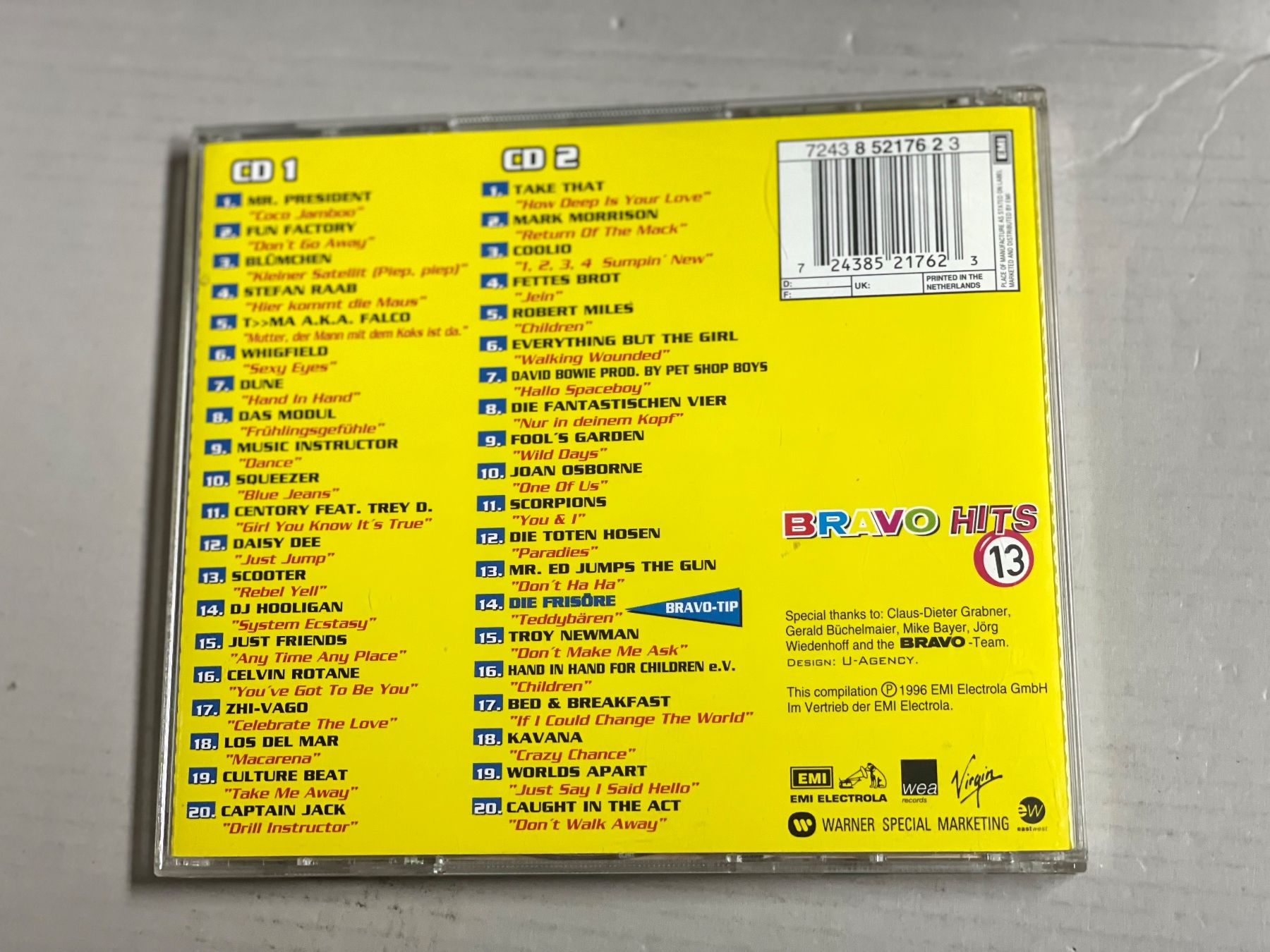 CD: Bravo Hits 13 – Usato da Muri b. Bern venduto da AdidasCollector 1