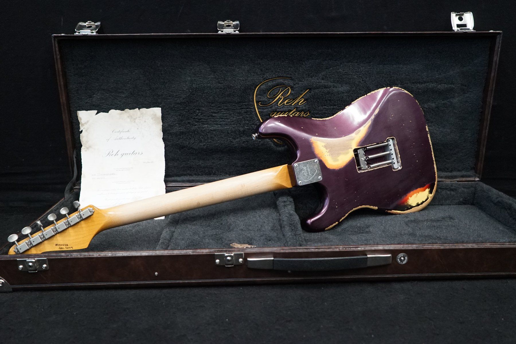 Musikinstrumente: Reh Guitars ST midnight purple – Gebraucht aus Ortschwaben von Musictrade 8