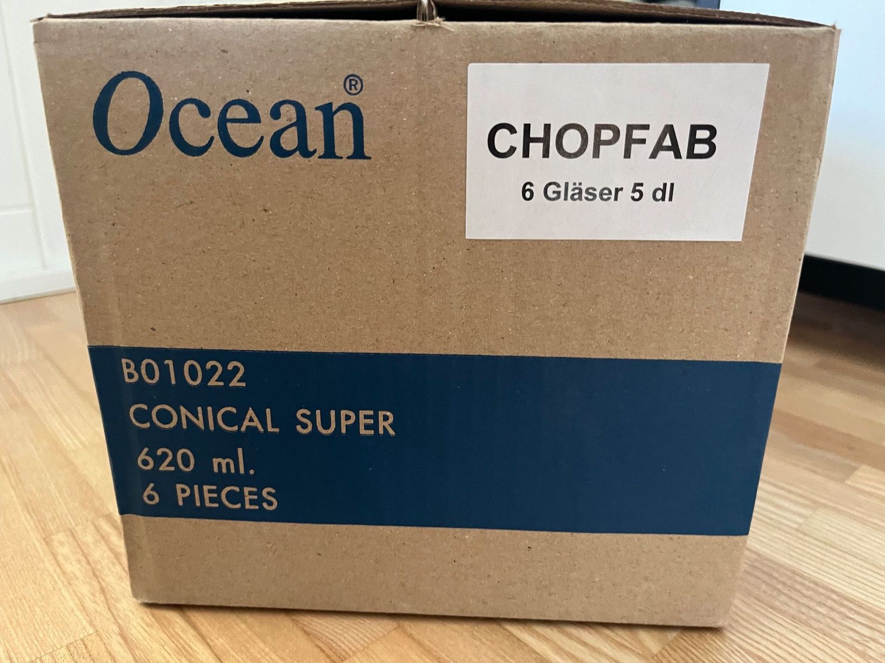 Verres: Bierglas Chopfab 6 x 0.5dl – Neuf avec emballage d'origine à Seuzach par Black_sheep 2