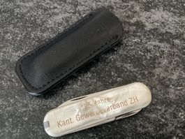 Victorinox Classic Messer "125 JAHRE KANT.GEWERBE ZH“ Perlm.