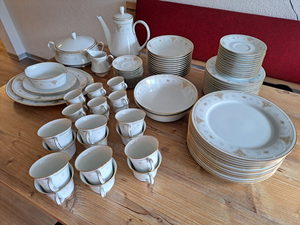 Noritake Geschirrsets: Noritake Highclere No. 2062 - Porzellanservice für 12 PAX – Neu (gemäss Beschreibung) aus Niedergampel von Picas2ndHand 9