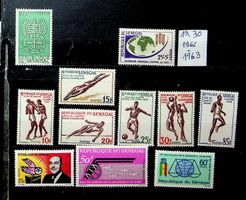 SÉNÉGAL TIMBRES NEUFS** 1962-1963. COTE 13.30 EUROS /U414