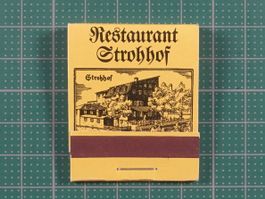 Zürich, Restaurant Strohhof, alte Zündhölzer (vollständig)