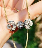 ✨ Antikes Georgianisches Diamant Collier 9ct 333 Gold