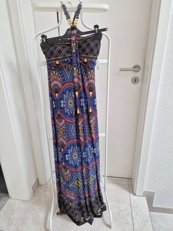 Maxikleid gemustert mit Neckholder Anna Field Neu