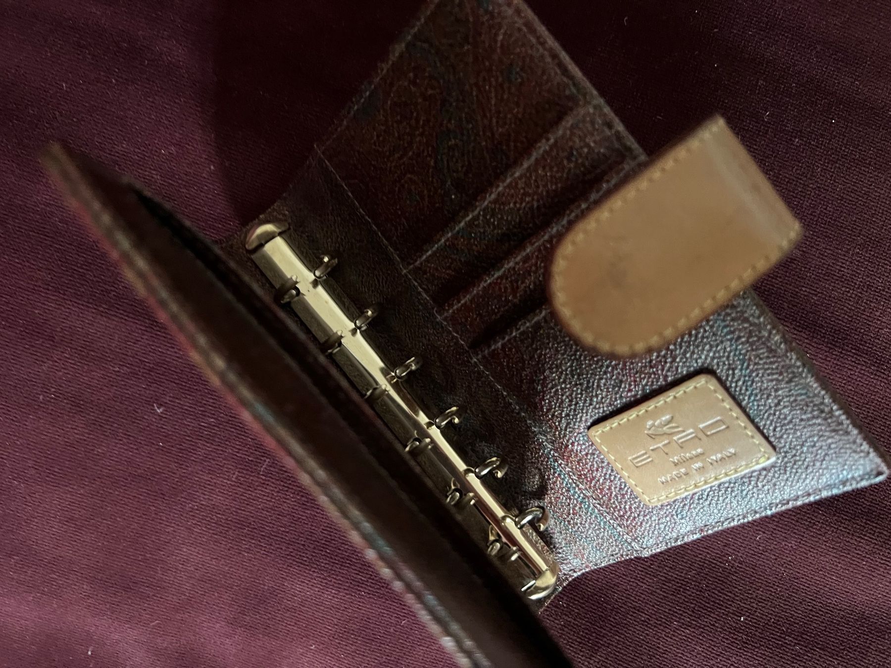 Etro Portafogli: Etro Card HolderDiary | Notebook – Nuovo (secondo la descrizione) da St.Gallen venduto da 303_7fcf 6