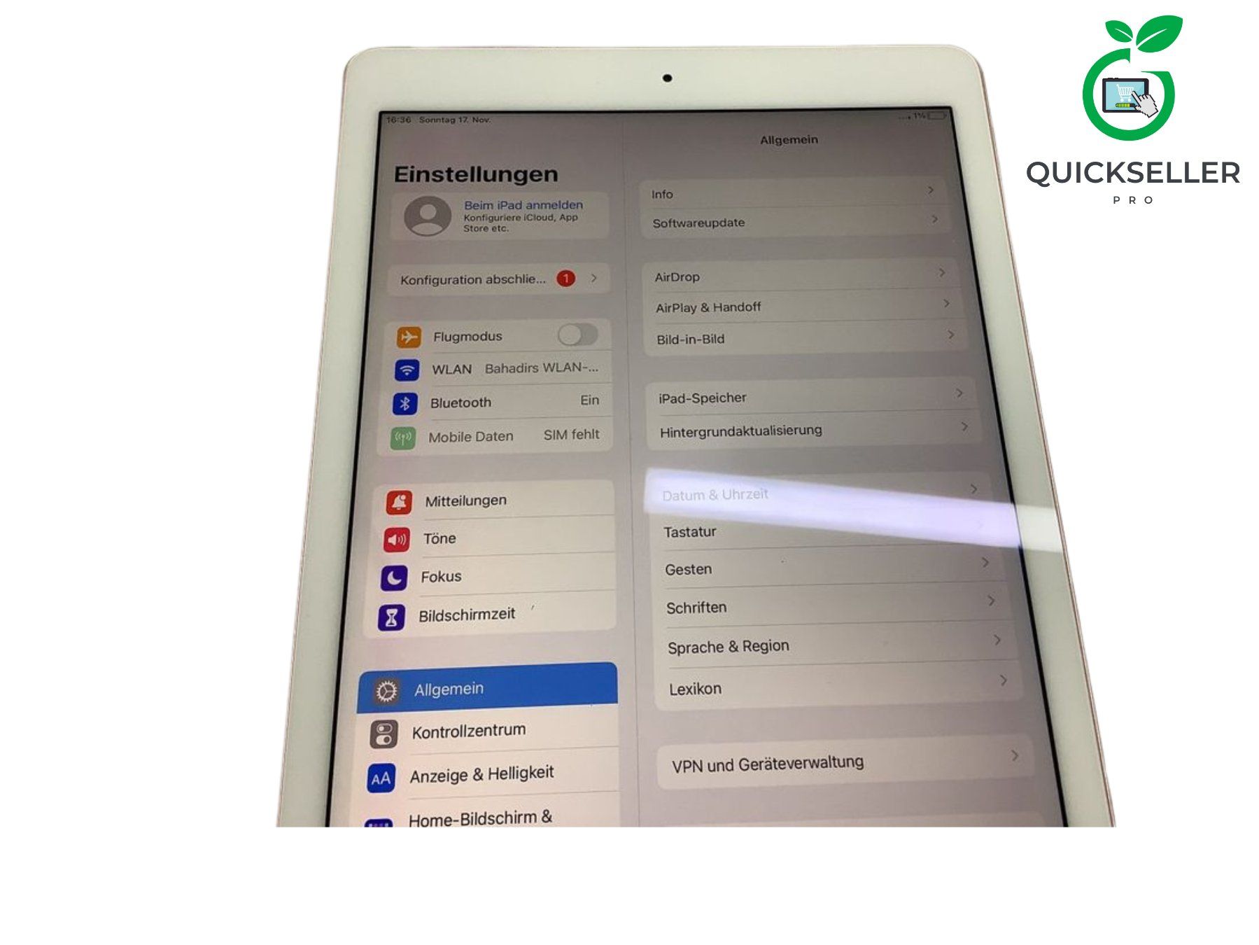 Tablet PC: iPad 6. Generation, 32GB, WI-FI und Cellular Model A1954 TOP – Gebraucht aus Rotkreuz von Quickseller-Pro 3