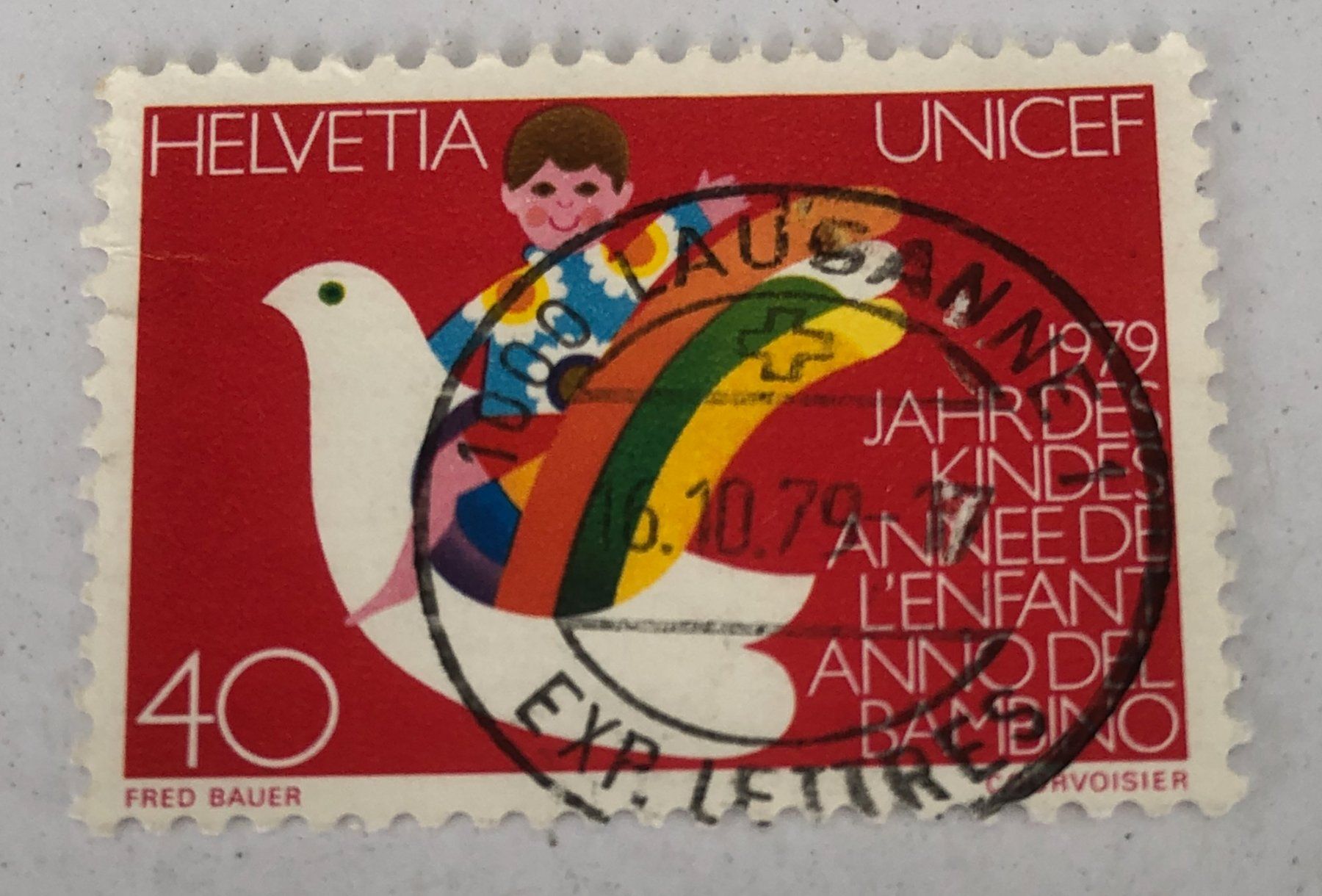 Tutti i francobolli: Nr.633 GESTEMPELT Lausanne – Usato da Aarau venduto da Billa007