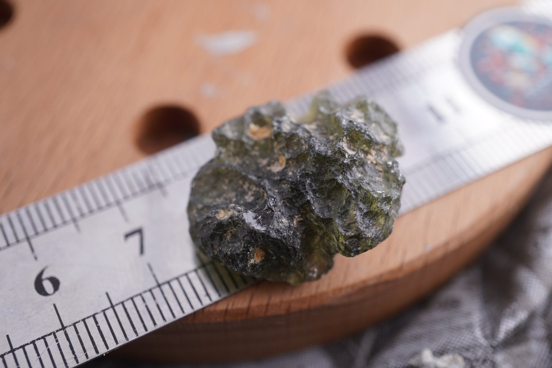 Minerali & Pietre curative: Moldavit  4.77g  27mmx 19mm   Fund direkt  2026 – Nuovo (secondo la descrizione) da Eschenbach SG venduto da topstone 3