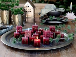 Chic Antique Advent Kalenderkerze 24 Stück