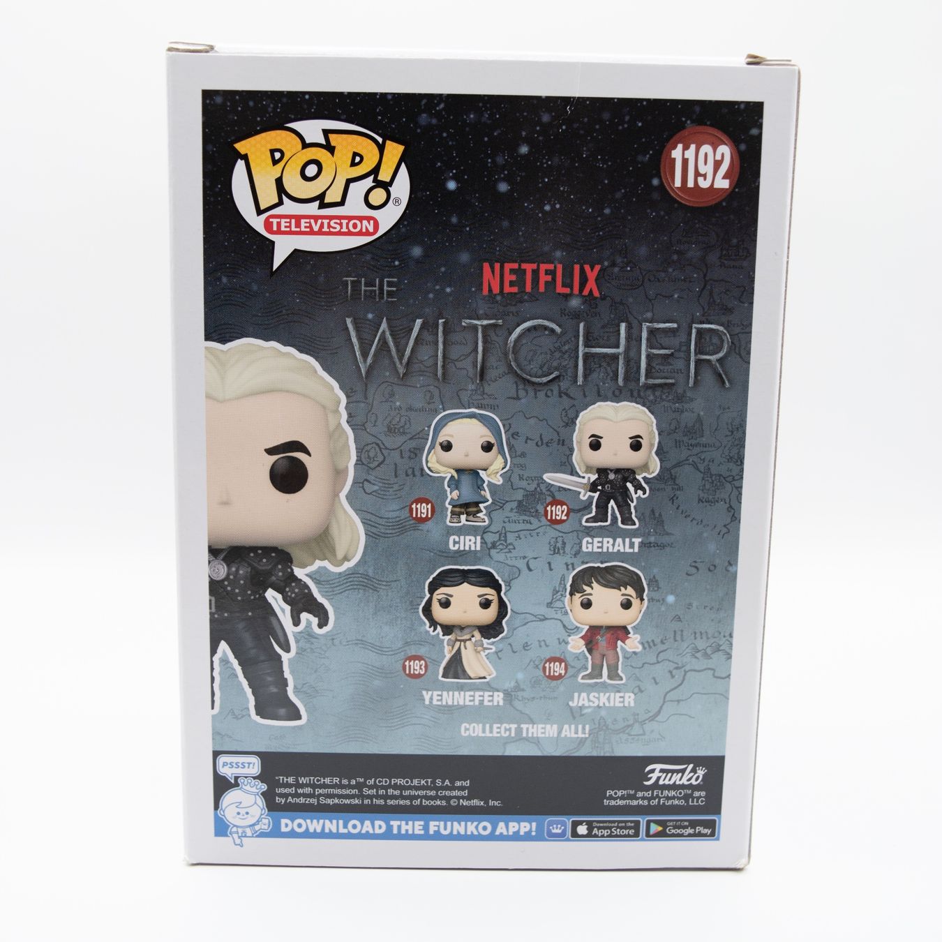 Funko Statuette: FUNKO POP GERALT The Witcher Vinyl Figure #1192 – Nuovo e nell'imballaggio originale da Belmont-Lausanne venduto da HausPopCharm 2