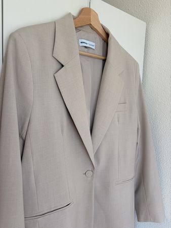 Bershka Beige Blazer Gr. M