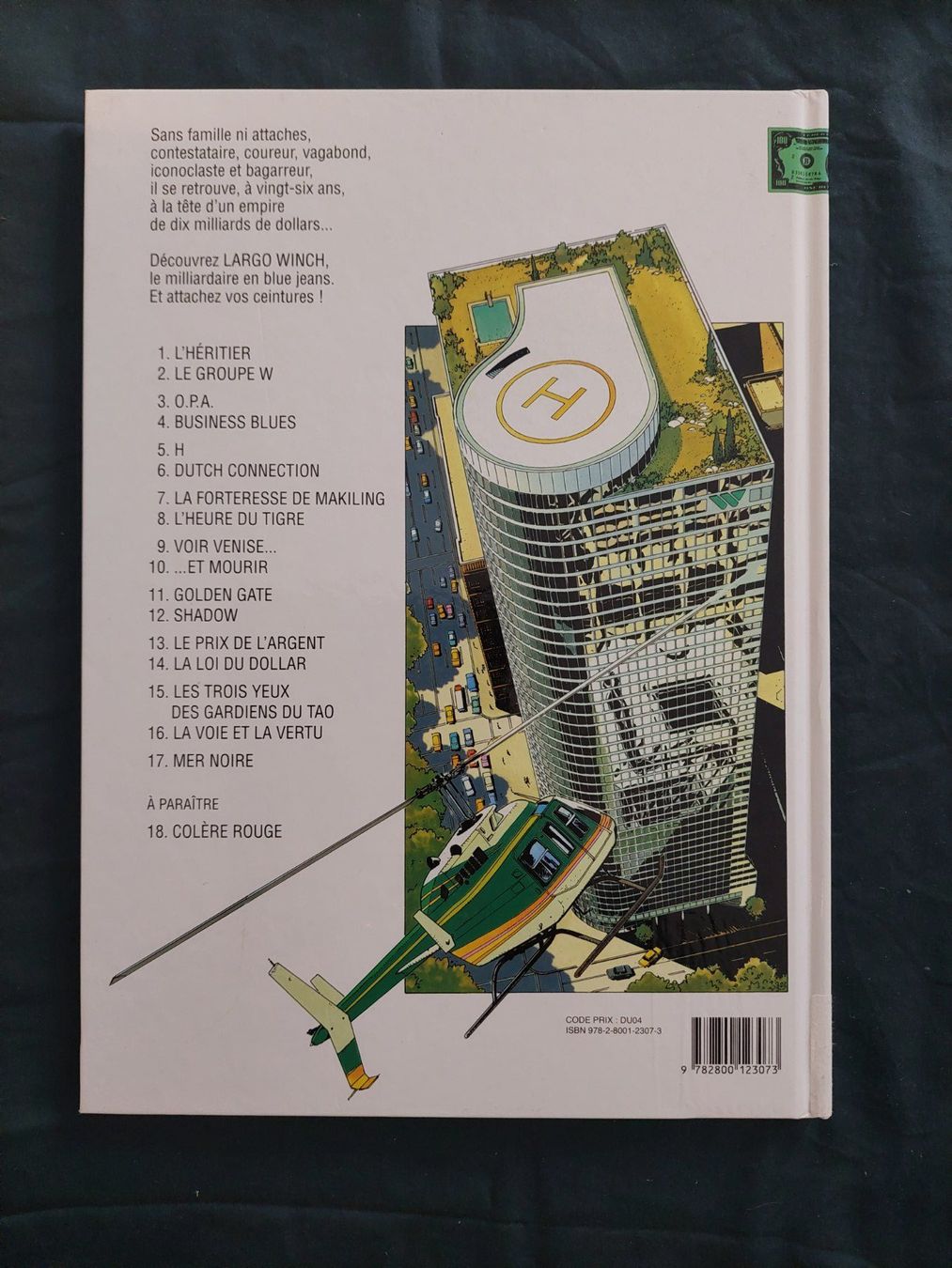 Fumetti: Largo Winch T.7 La Forteresse De Makiling BE+ – Usato da Genève venduto da Blu_BD 1