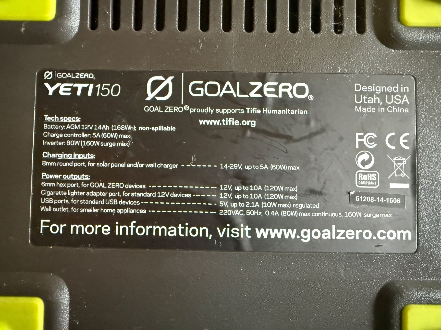 Goal Zero Dispositivi a energia solare: Mobile Solarpanel mit Akku – Usato da Bern venduto da tarale 1