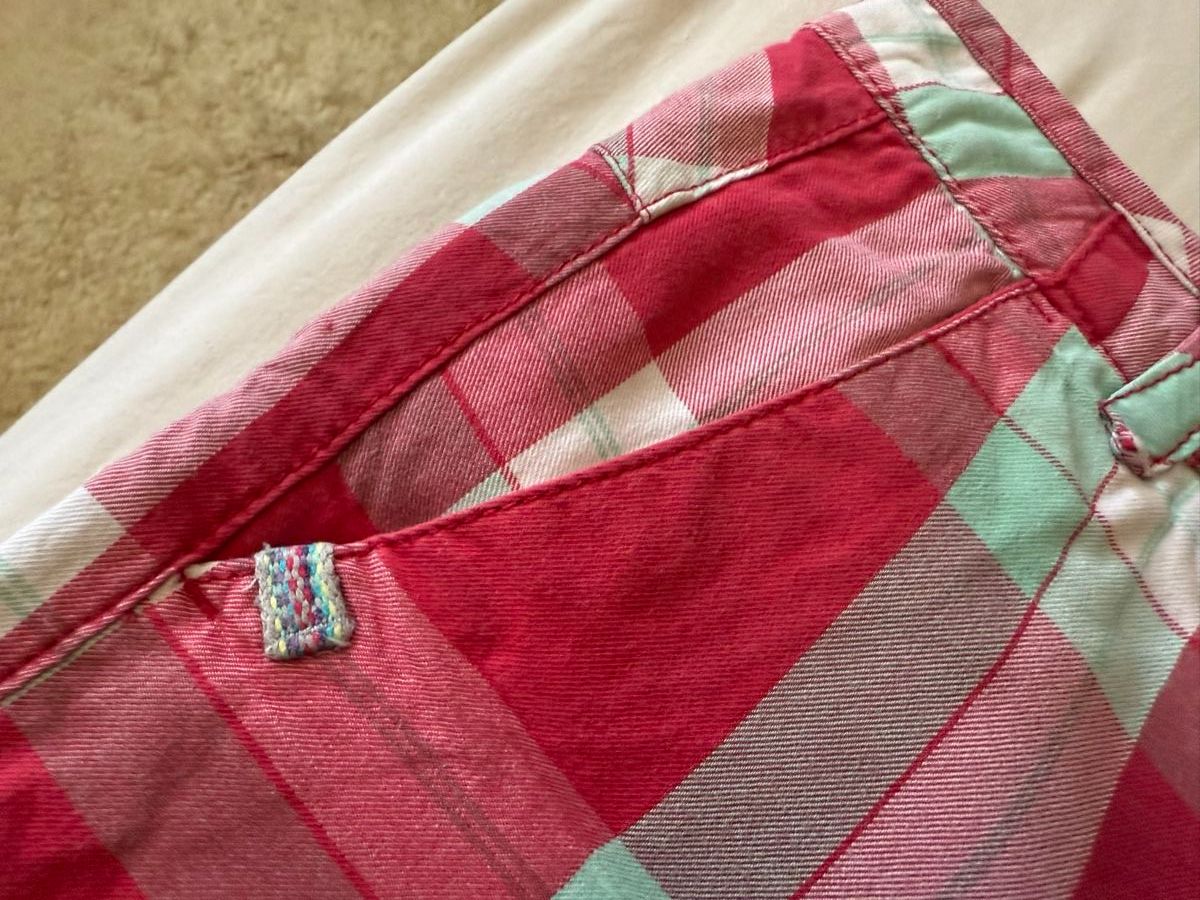 Puma Jeans: Puma Summer Shorts, Size W32, Pink Checkered Pattern☀️ – Neu (gemäss Beschreibung) aus Neirivue von naz_z28w 2