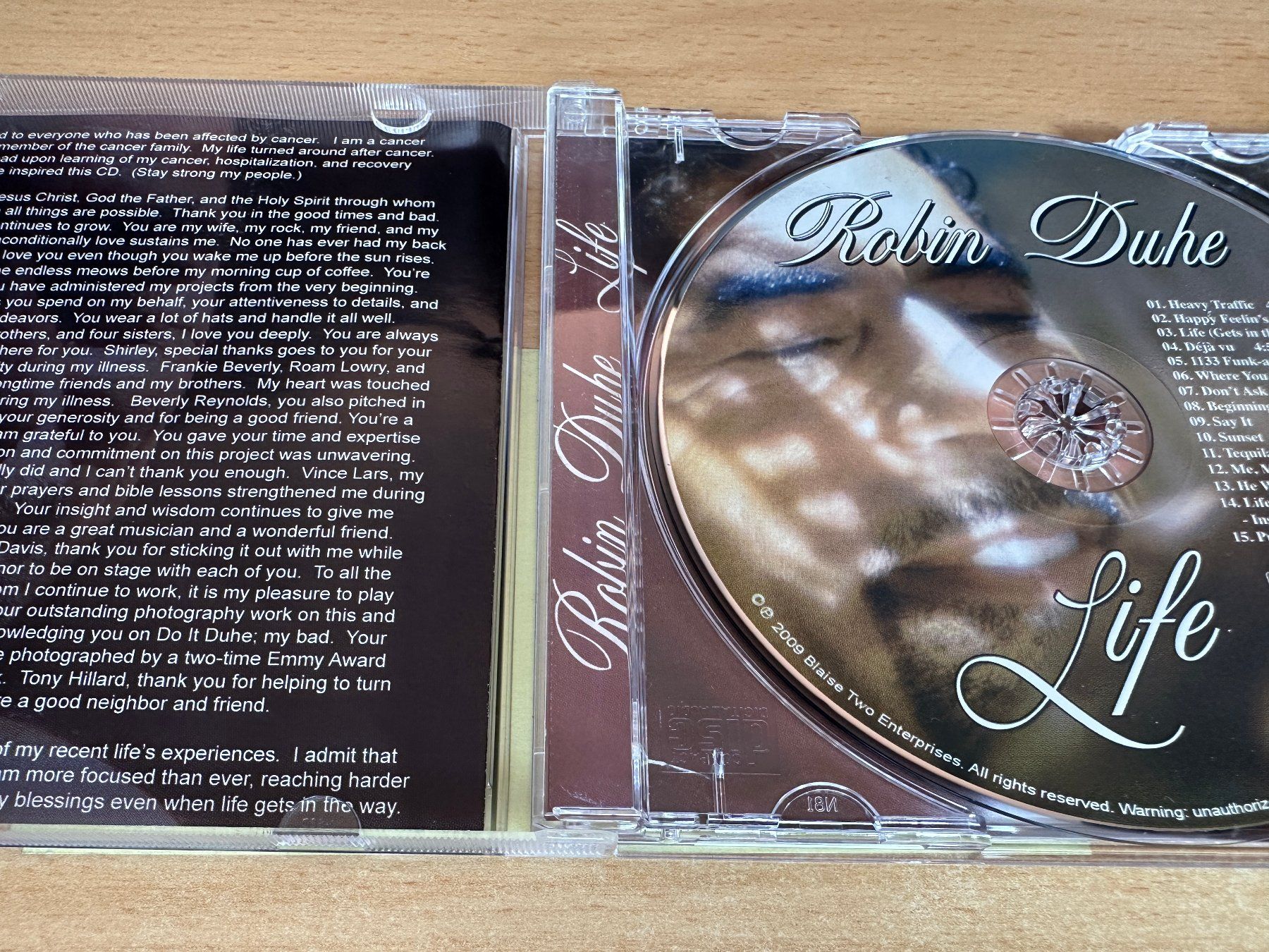 CDs: Robin Duhe – Life – Gebraucht aus Rikon im Tösstal von Alpenmutz 2