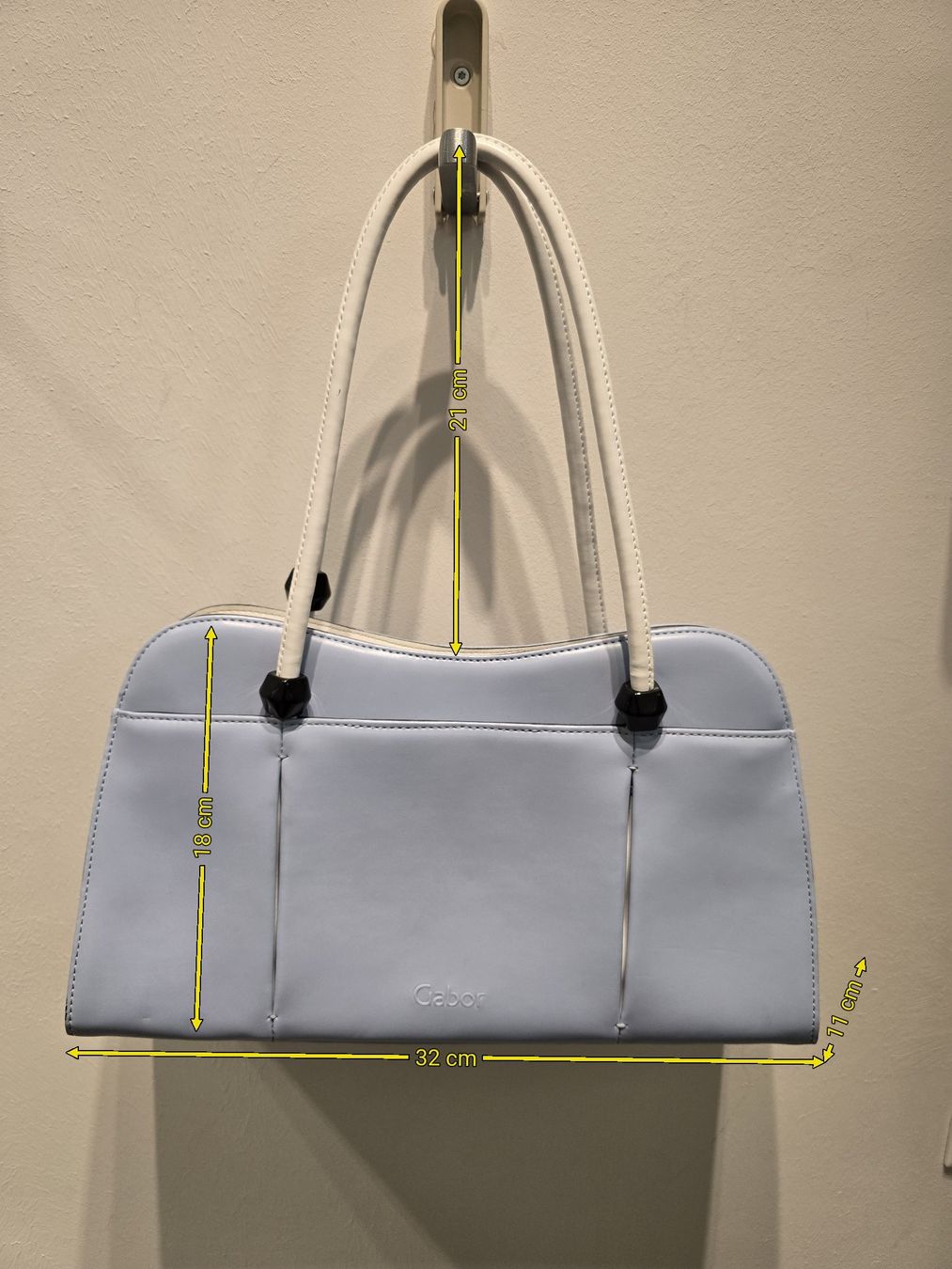 Gabor Borse da donna: Gabor Handtasche hellblau, neuwertig, elegant – Usato da Zofingen venduto da Loop_ReSale 1