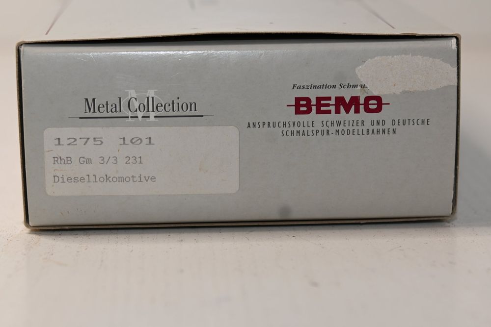 RhB Gm 3/3 231 Diesellok Bemo Metal Collection HOm | Kaufen auf Ricardo