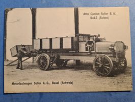 MOTORLASTWAGEN SOLER A.G. BASEL SCHWEIZ 1908