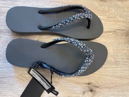Uzurii Flip Flops,Anthrazit , Gr. 35 / 36 Neu mit Etikett!