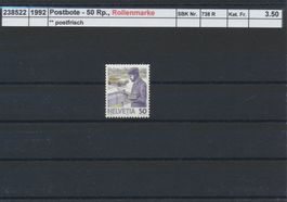 1988 "Postbote" - Rollenmarke, ** postfrisch