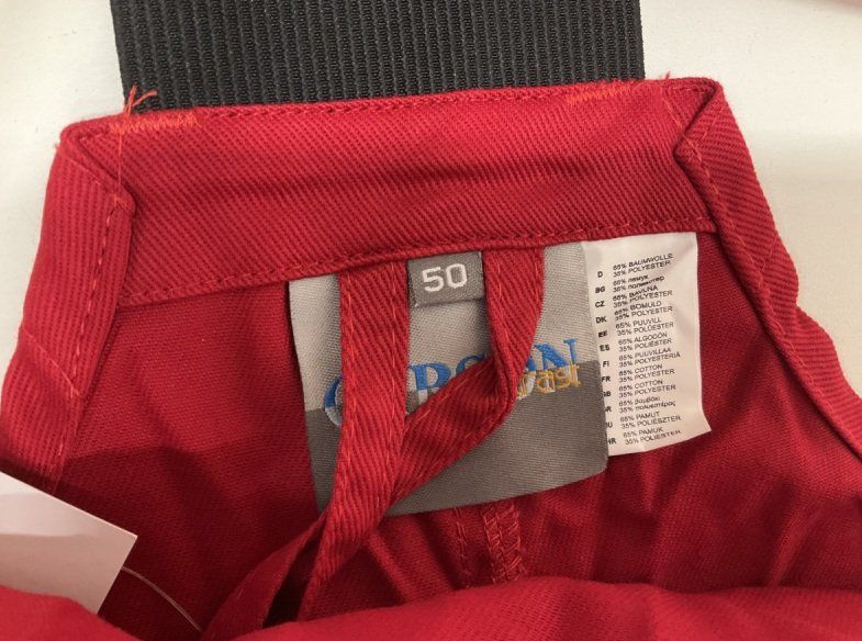 Pantaloni: Carson Contrast Latzhosen, CC726  Gr. 50 – Nuovo e nell'imballaggio originale da Uerkheim venduto da Kaufoption 1