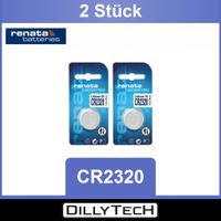 Renata CR2320 Lithium Knopfzellenbatterie - 2 Stk.