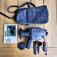 Bauer C109 XL Super-8 Kamera + Zubehör Vintage