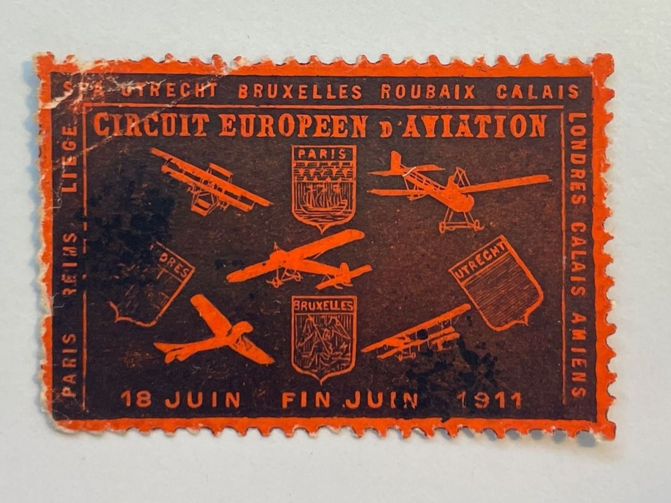 Tutti i francobolli: 1911 Flugpostmarke – Usato da Küssnacht am Rigi venduto da SUOMIMASTER