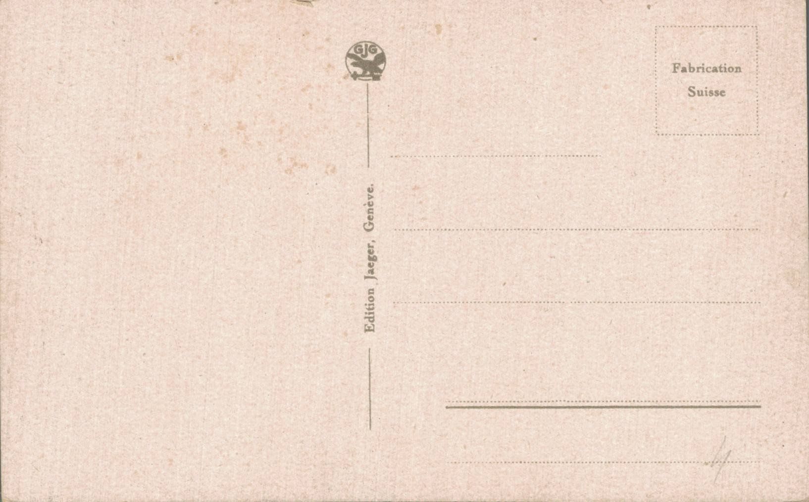 Cartoline postali: Originale alte Ansichtskarte Genf bei Mondschein, Top! 1920? – Usato da Luzern venduto da Kartenansicht 1