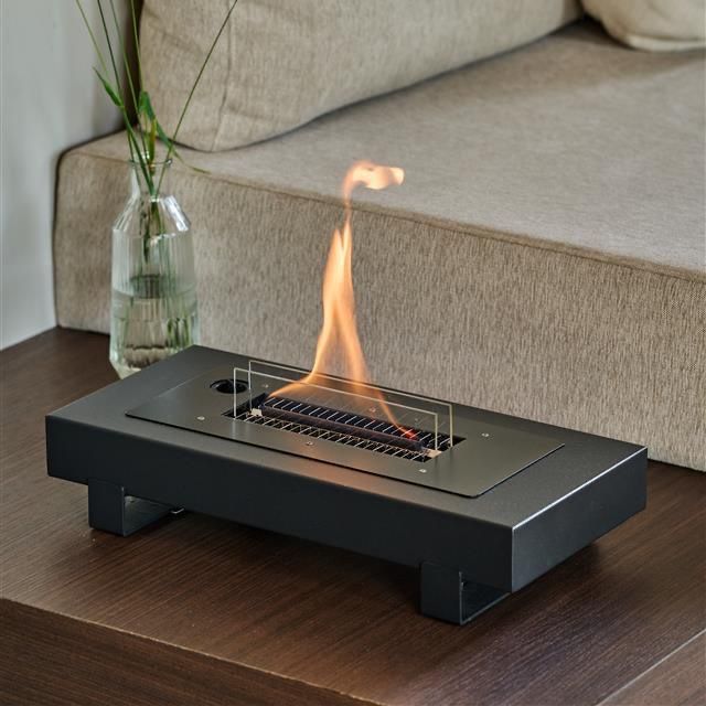 Cheminée:  Tender Fire Table Mountain Black, Bioethanol Tischkamin – Neuf avec emballage d'origine à Pieterlen par reboropi 2