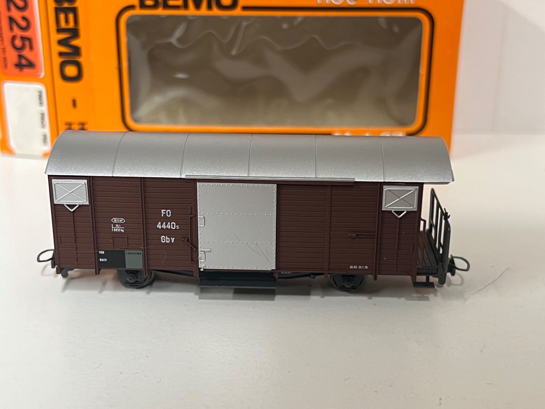 Bemo Modellini di ferrovie: Bemo 2254 FO 4440s Gbv – Nuovo (secondo la descrizione) da Neuenhof venduto da ludovicco 2