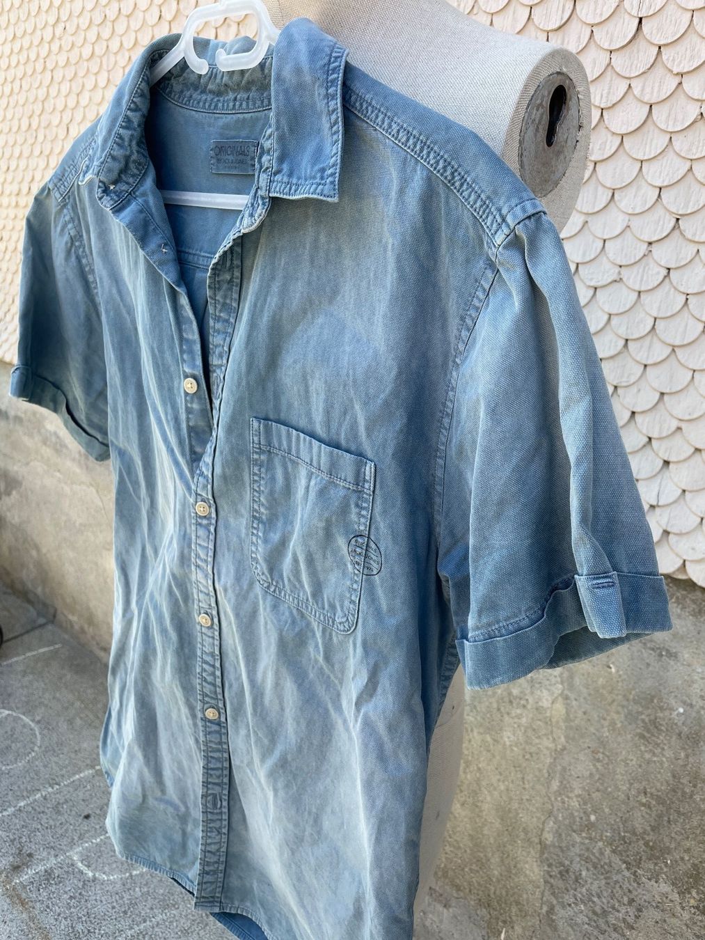 Camicie: JACK & JONES Kurzarm Hemd Used Look Gr. L – Usato da Frasnacht venduto da GracyStore 2