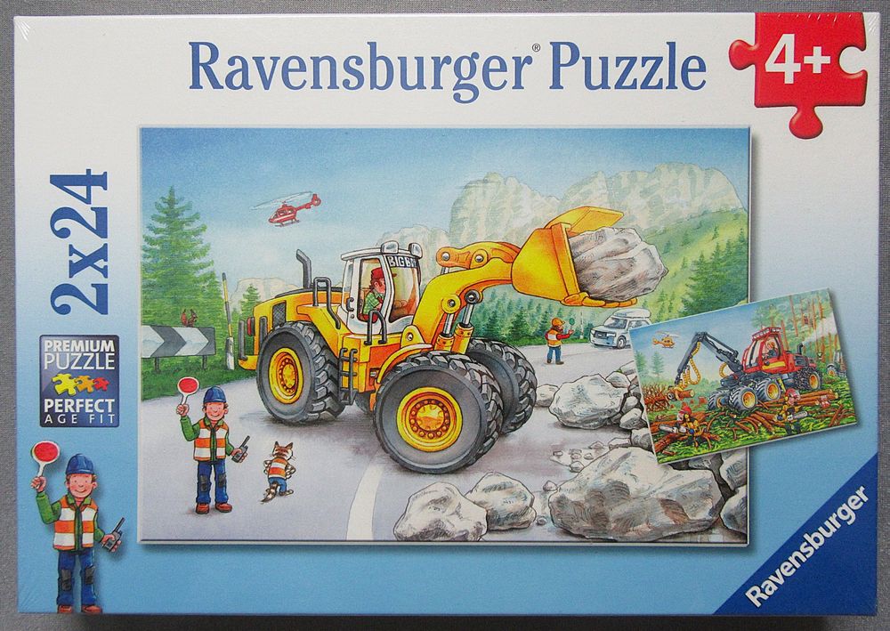 Ravensburger Un Giorno Allo Zoo - Puzzle 2x24 Pezzi Per Bambini, Da 4 Anni, Formato 26x18 Cm - 3