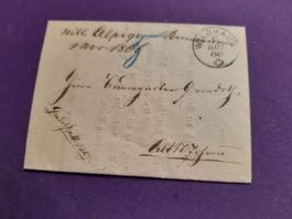 Vorphilabrief von WILDHAUS - ALT ST.JOHANN 15.Nov.1866
