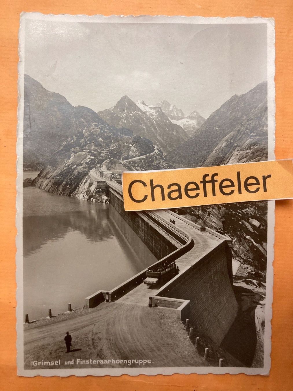 Cartoline postali: 1934 Grimsel und Finteraarhorngruppe – Usato da Zürich venduto da Chaeffeler