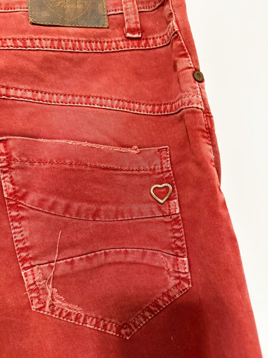 Please Jeans Pantaloni: Please Rote Chino Jeans Gr. L, Damen – Usato da Eglisau venduto da Brewster1 3