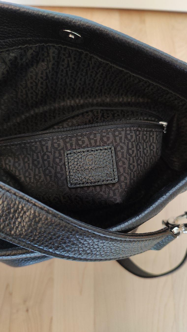 Aigner Borse da donna: AIGNER Ledertasche schwarz – Usato da Bolligen venduto da Mumpi 5