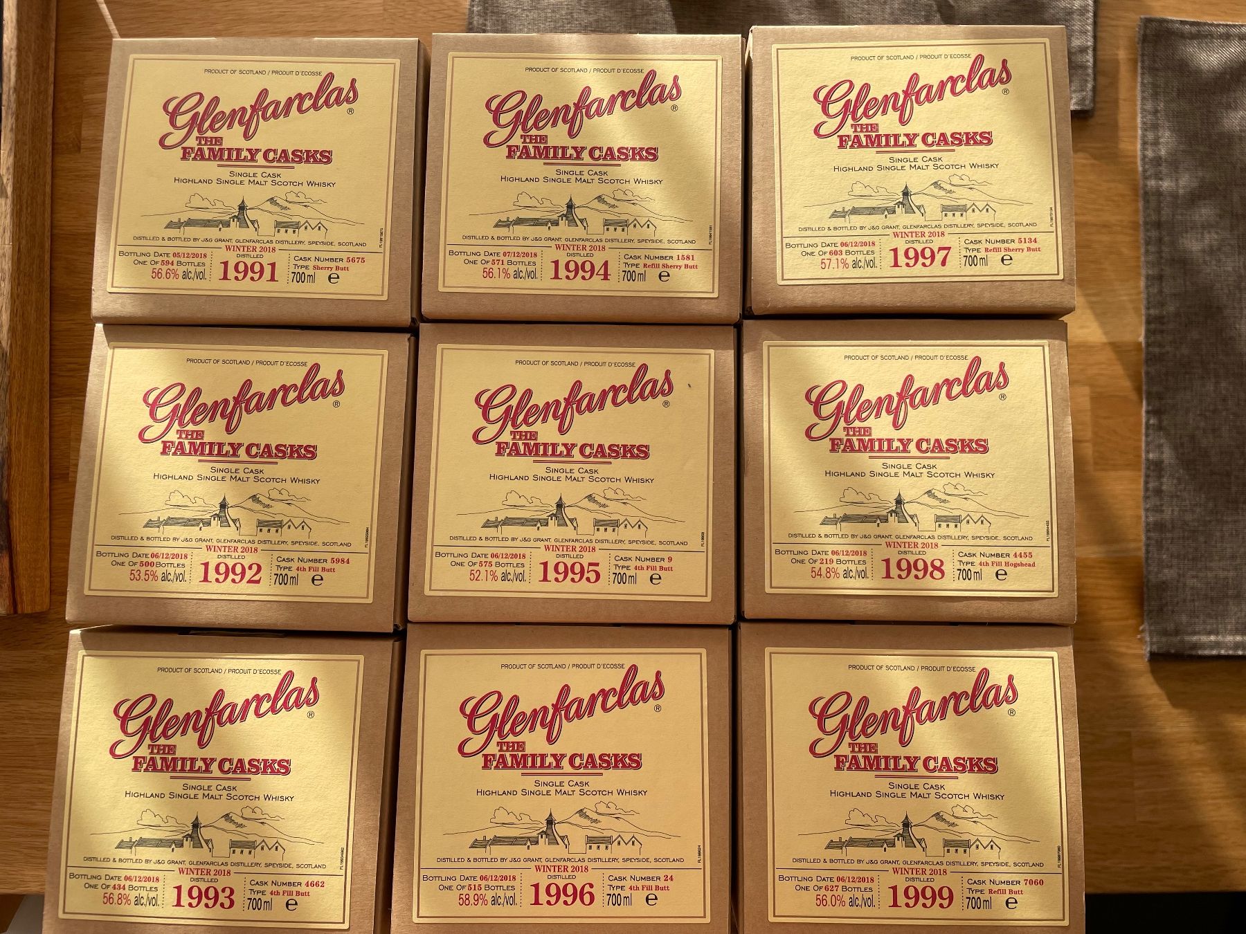 Glenfarclas Spirituosen: Glenfarclas Family Casks 1991/1999 – Neu und originalverpackt aus St. Moritz von cas_w97x 1