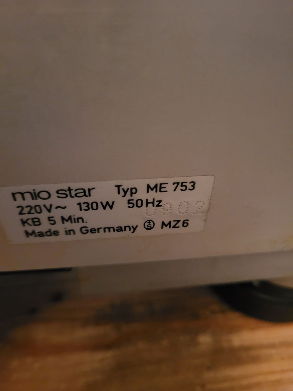 Mio Star Küchengeräte: Schneidemaschine Mio Star electronic Typ ME 753 – Gebraucht aus Guggisberg von Aegertenlehn 7