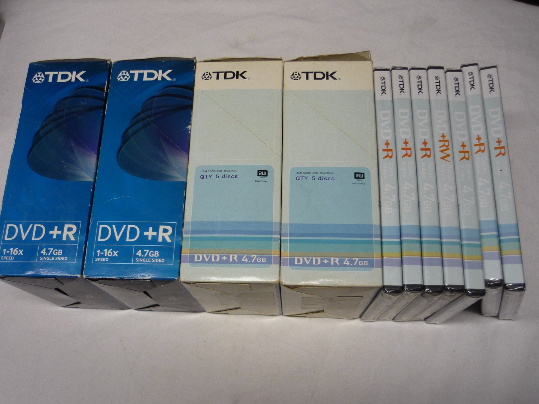 27 Neu OVP - TDK DVD+ R Rohlinge + Bluray HD (Neu und originalverpackt ...