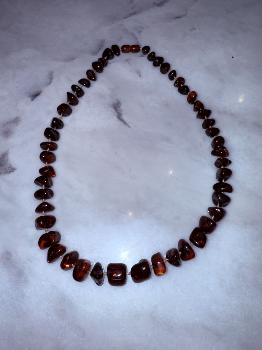 Catenine: Bernstein Kette Vintage – Usato da Aarburg venduto da Yula24 1