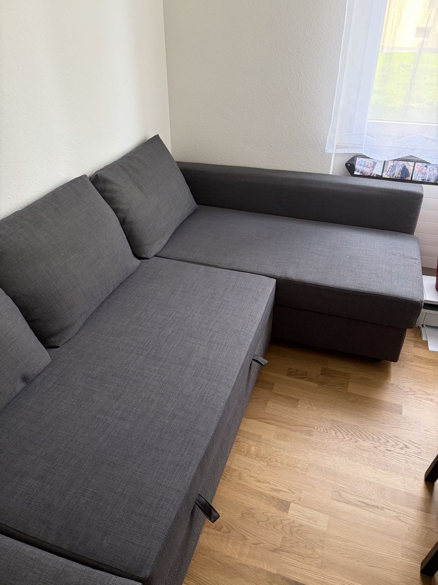 Divani: Ecksofa Schlafsofa grau gebraucht mit Gebrauchsspuren – Usato da Zürich venduto da cal_k67p 1