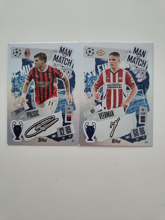 Topps Match Attax Karten - Man of the Match 1