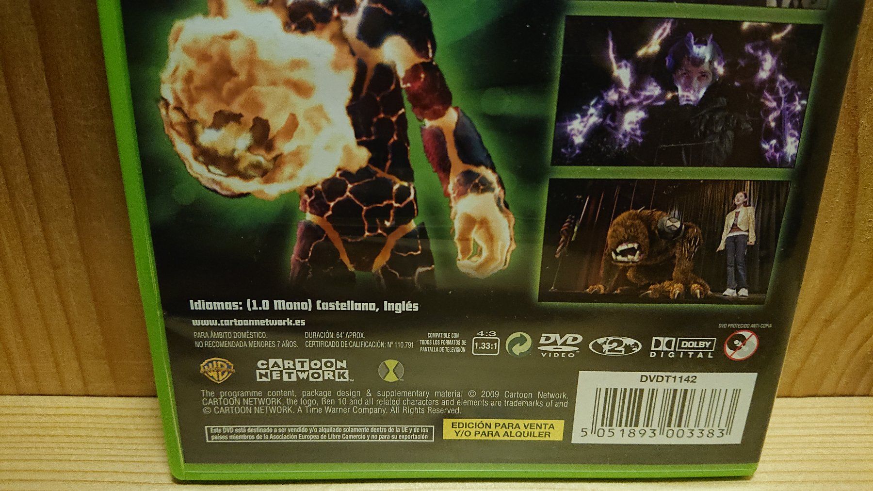 Tutti i DVDs: BEN 10 CARRERA CONTRARRELOJ DVD Spanische Vers. Audio SPA/E – Usato da Wilderswil venduto da Exebub 3